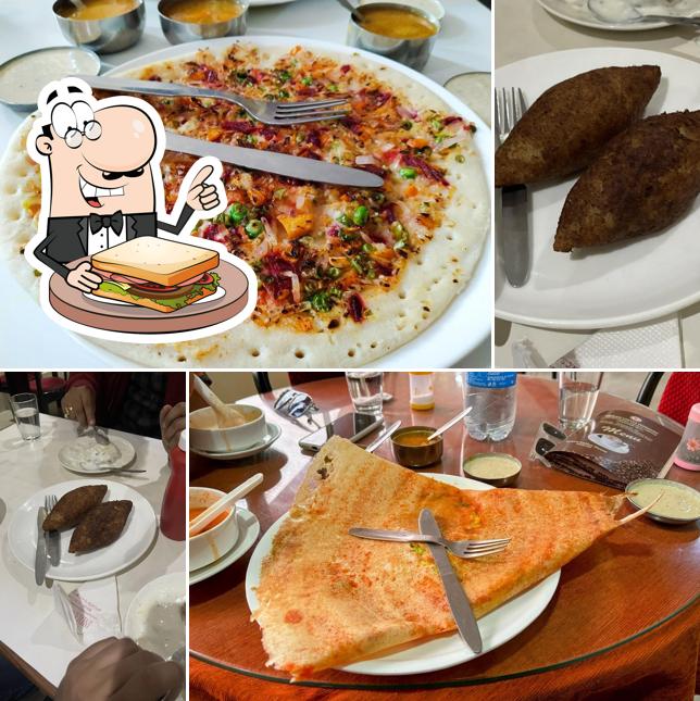 Grilled cheese sandwich at Indian Coffee House