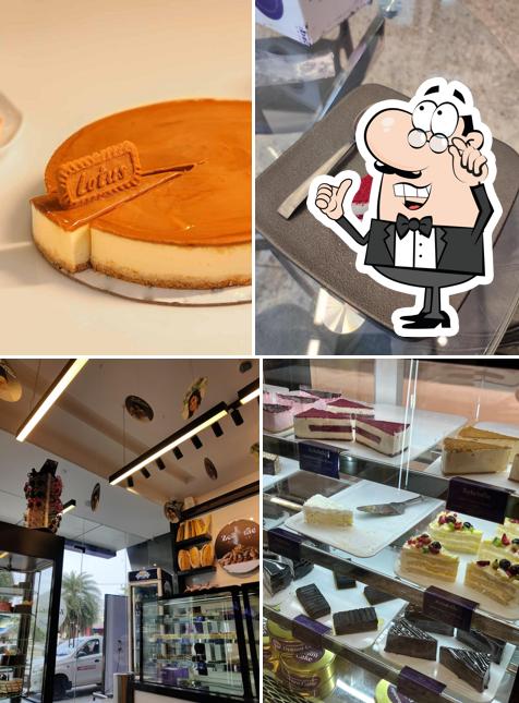 The picture of interior and food at Zelebrae Pastries