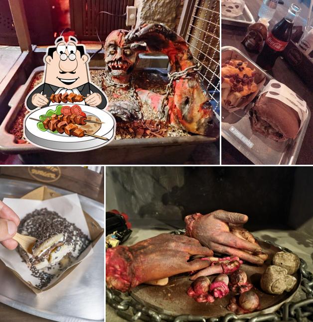 Comida em Zombie Burger