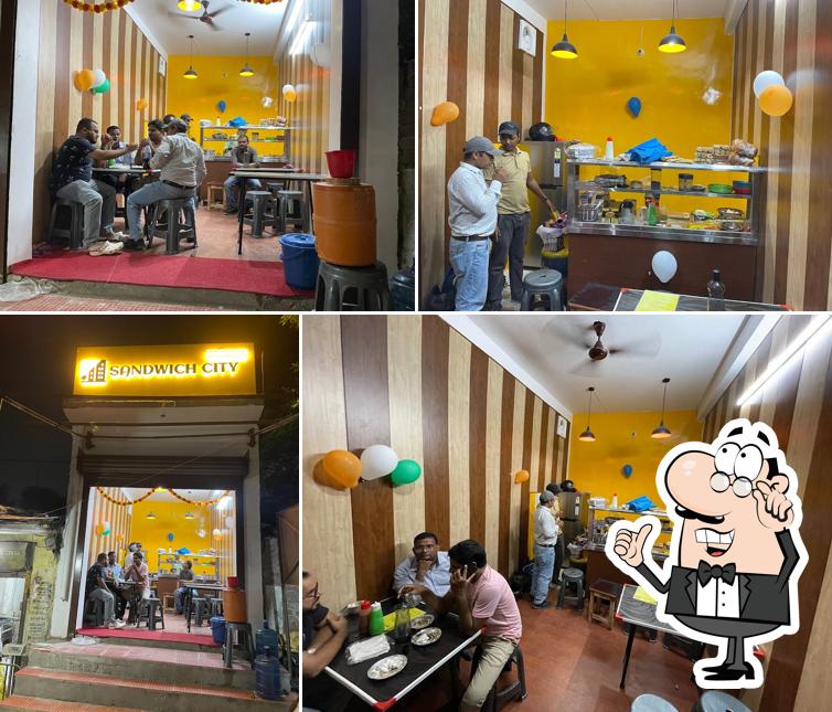 The interior of Sandwich City