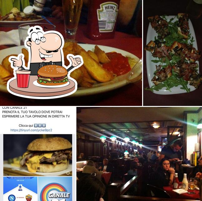 Hamburger al Luca's Pub Steak House