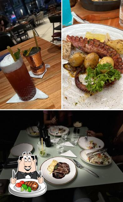 Bife em Baleia rooftop