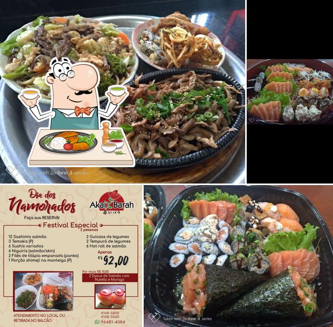 Platos en Pastelaria Akai Barah