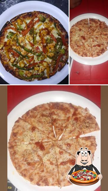 Pick pizza at The Hungry Birds Cafe Birthday Party Venue Tirupati