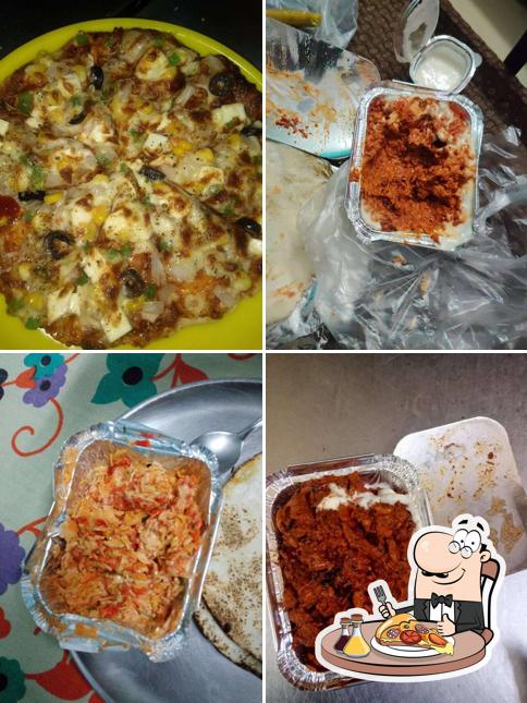 Try out pizza at The Shawarma Club