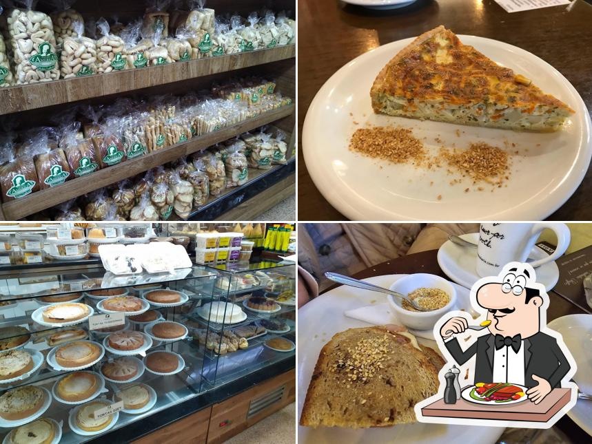 Platos en Padaria América Café