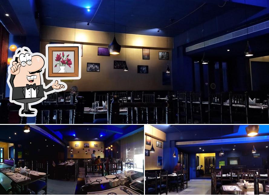 The interior of Le Tandoor