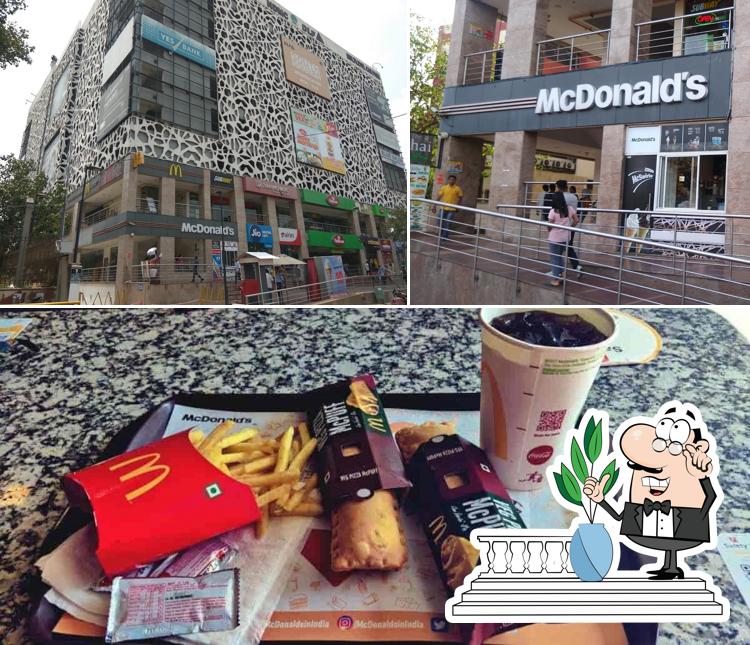 This is the photo displaying exterior and food at McDonald's