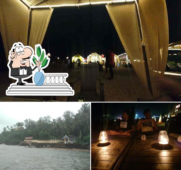 Enjoy the view at the outside area of Red frog