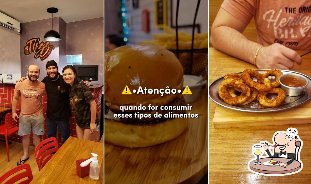 Comida em Tiizz Hambúrgueres
