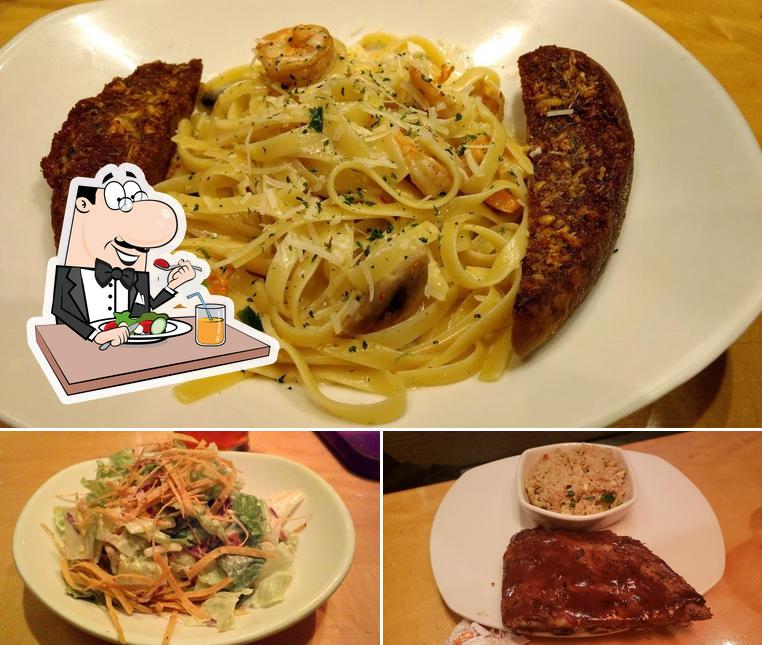 Comida em Restaurante Outback Steakhouse