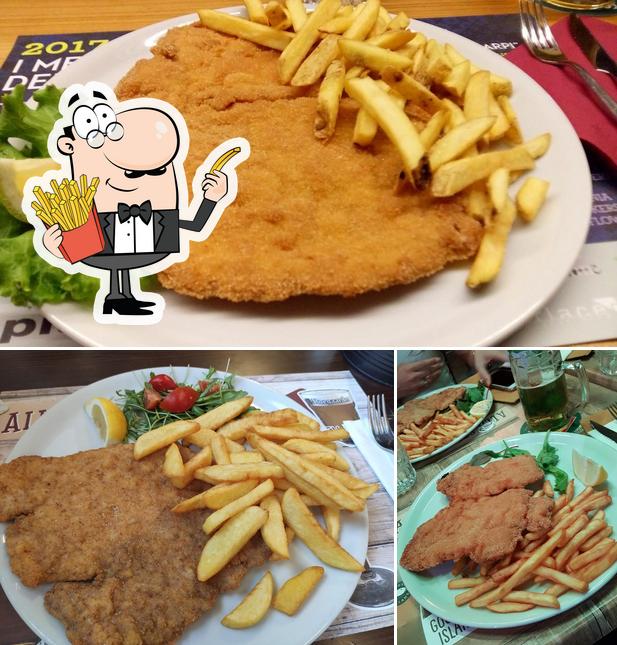 Assaggia le patatine fritte a Al Vapore Steakhouse