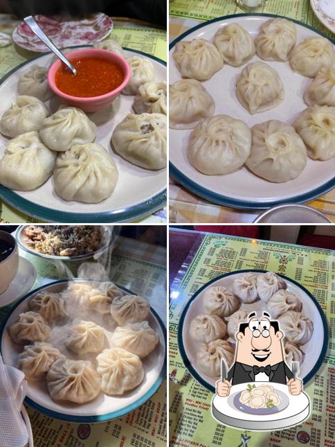Dumplings at Kunga Restaurant
