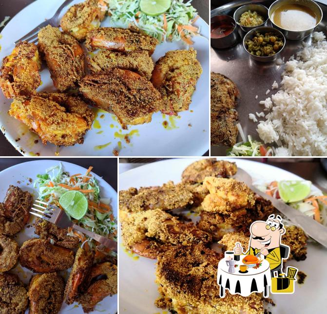 Food at Lazy Fish Restaurant