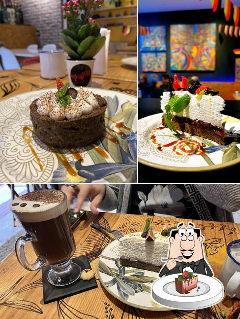 Bolo de chocolate em Art.Café2.0 Bistrô