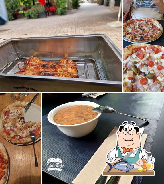 Salmone grigliato al Zbornica burgers and pizza