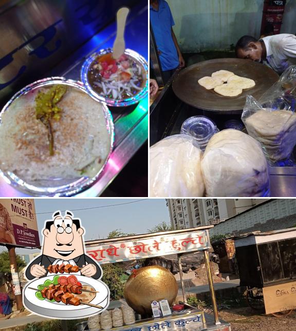 Food at श्री राधे छोले कुलचे