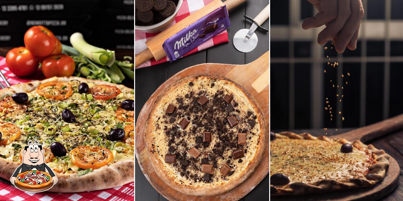 Peça pizza no Benditta Pizza