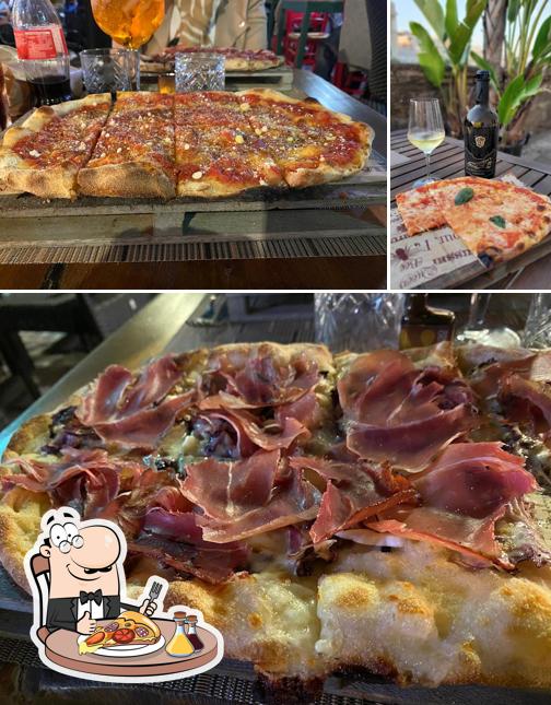 A Blanco Wine Bar Pinsa Romana, puoi goderti una bella pizza