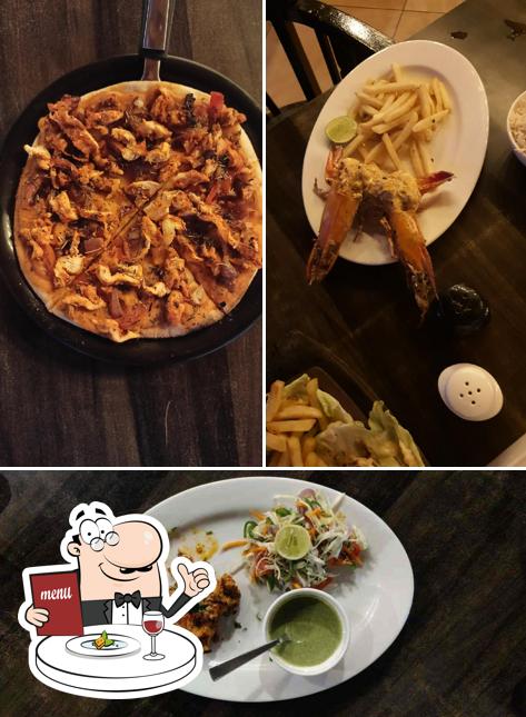 Food at Panache, Bar and Restaurant, Ashwem