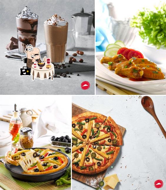 Chocolate mousse at Pizza Hut