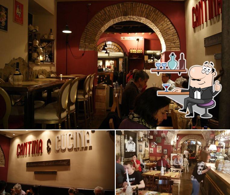 Dai un'occhiata agli interni di Cantina e Cucina