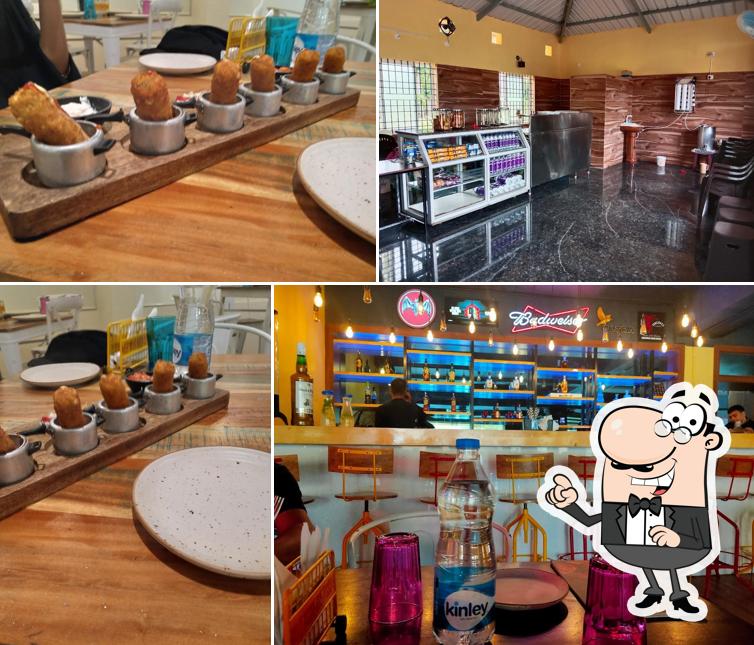 The interior of Monkey Cafe