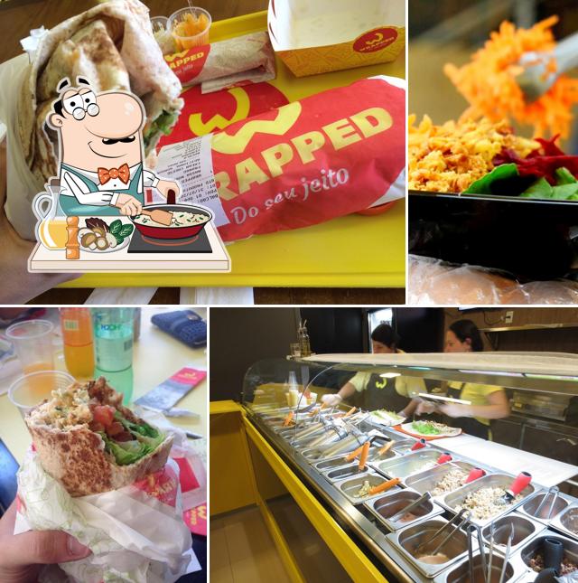 Arroz frito em Wrapped