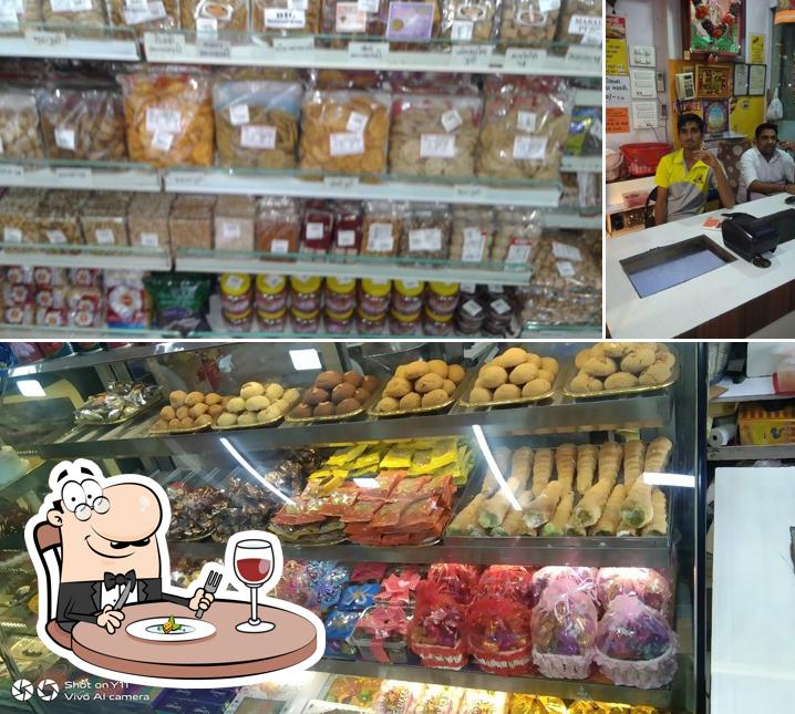 Among different things one can find food and interior at Pawan Baker's