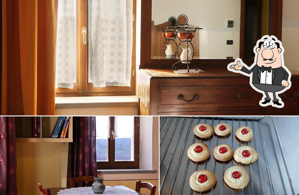 La immagine di interni e cibo da Piagge Del Sole Ospitalità Rurale