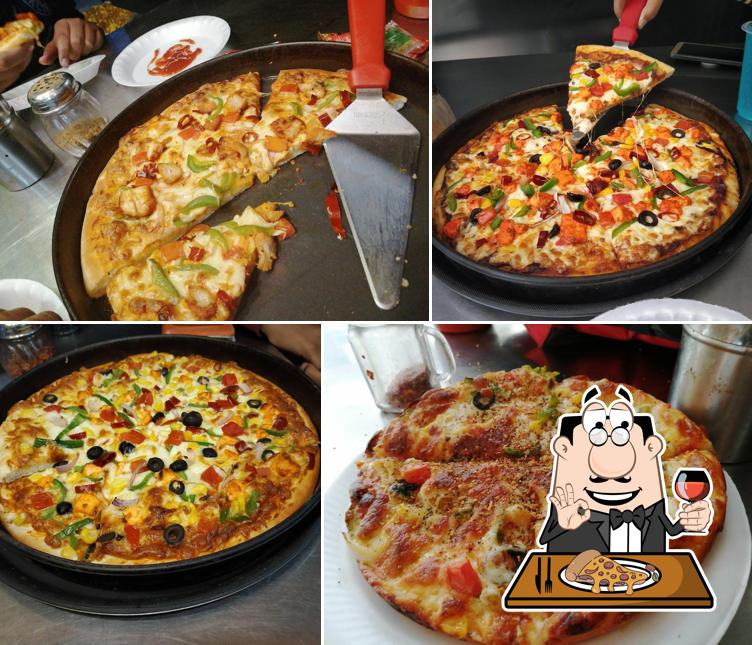 Pick various kinds of pizza
