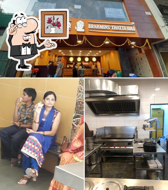 The interior of Brahmins' Thatte Idli