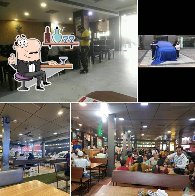 The interior of Mannat Dhaba