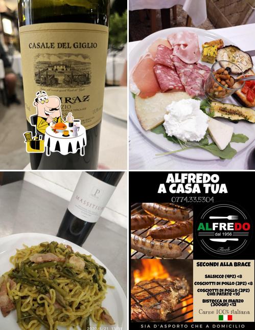 Platti al Ristorante Alfredo alla scaletta