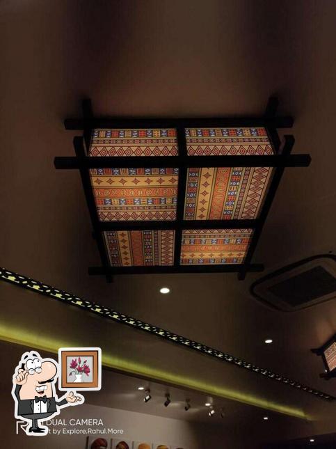 The interior of Shahi Bhoj Thali Restaurant