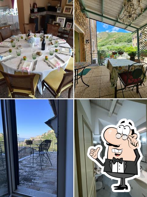 Gli interni di Villa Euchelia