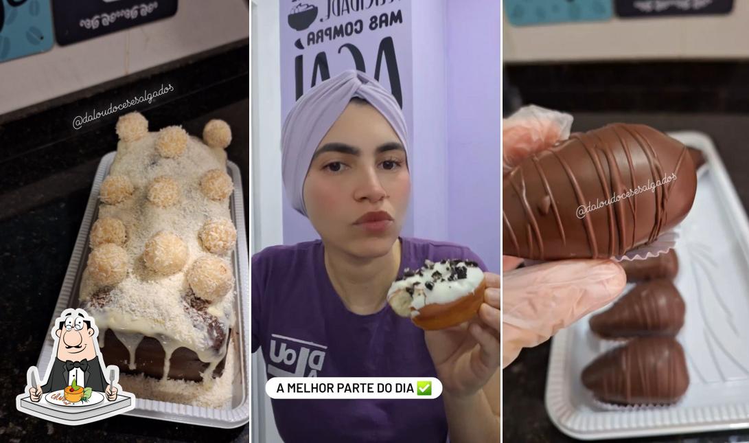 Comida em DALoU doces e açaí