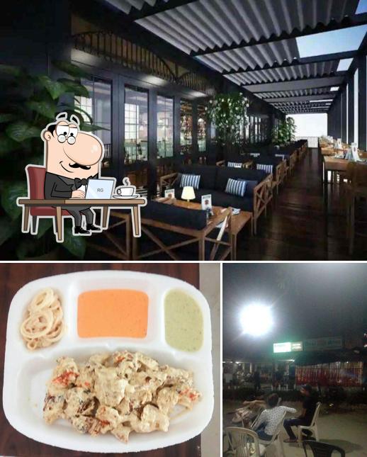 The interior of Desi Bites