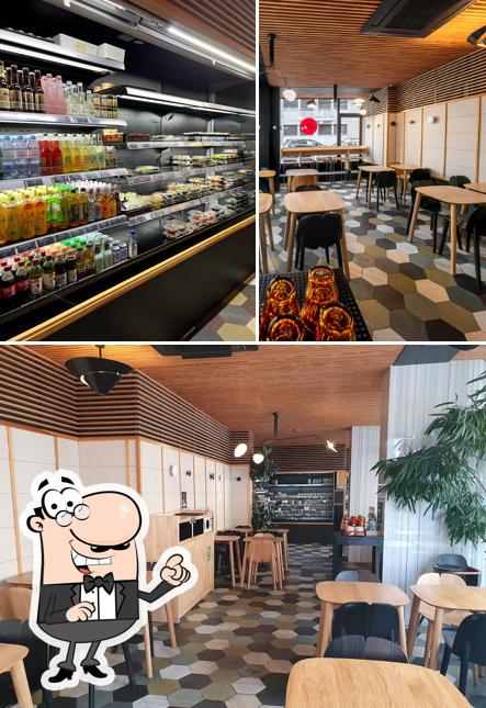 Gli interni di Mikado Sushi