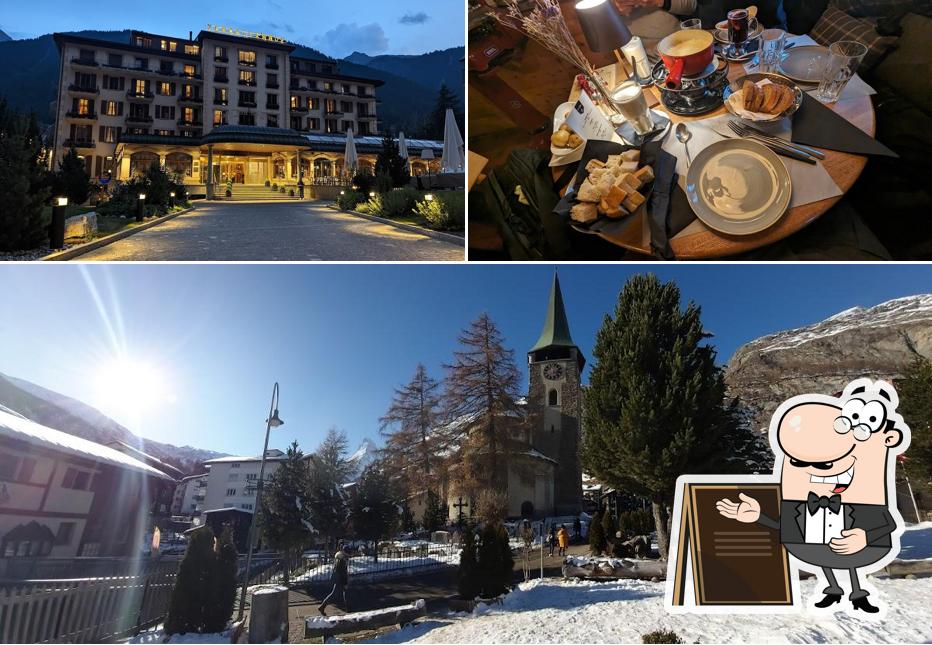 Questa è la immagine che mostra la esterno e interni di Zermatterstübli