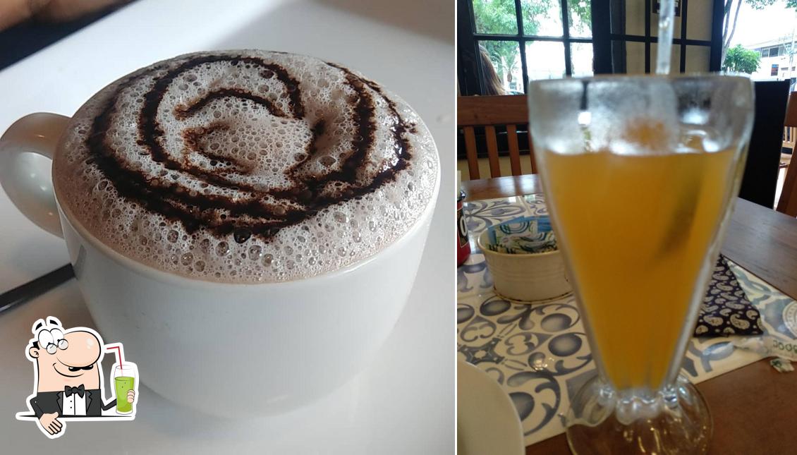 Café Da Fonte serve uma seleção de drinques