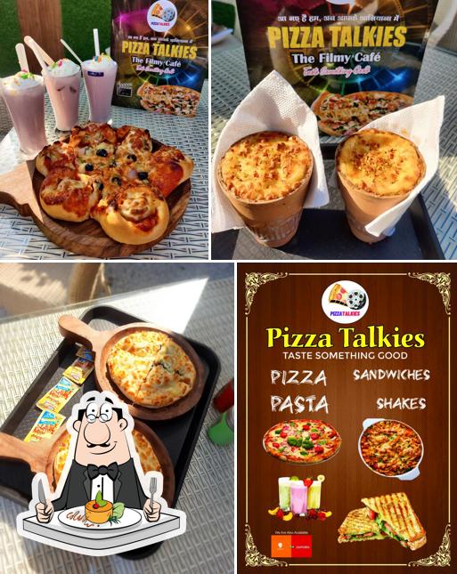 Food at Pizza Talkies ( The Filmy Cafe )