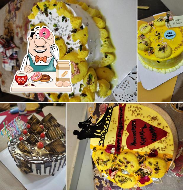 Saim's cake creations serves a number of sweet dishes