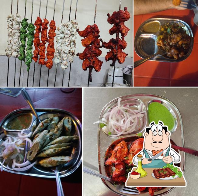 Meat meals are served at Devraj Indian and Chinese Restaurant