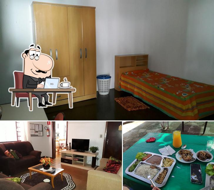 A foto da interior e bebida no Restaurante Londrinense