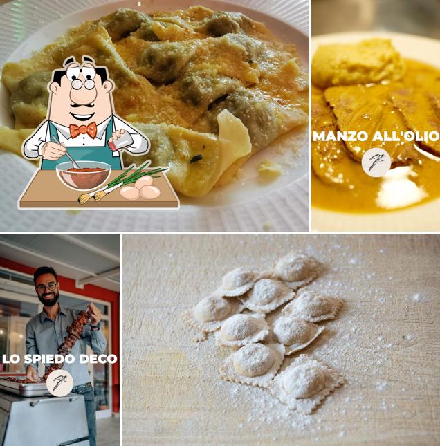 Ravioli al Osteria Dell'Angelo Locale Storico in Franciacorta