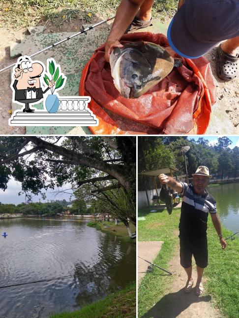 O exterior do Pesque & Pague Perriell