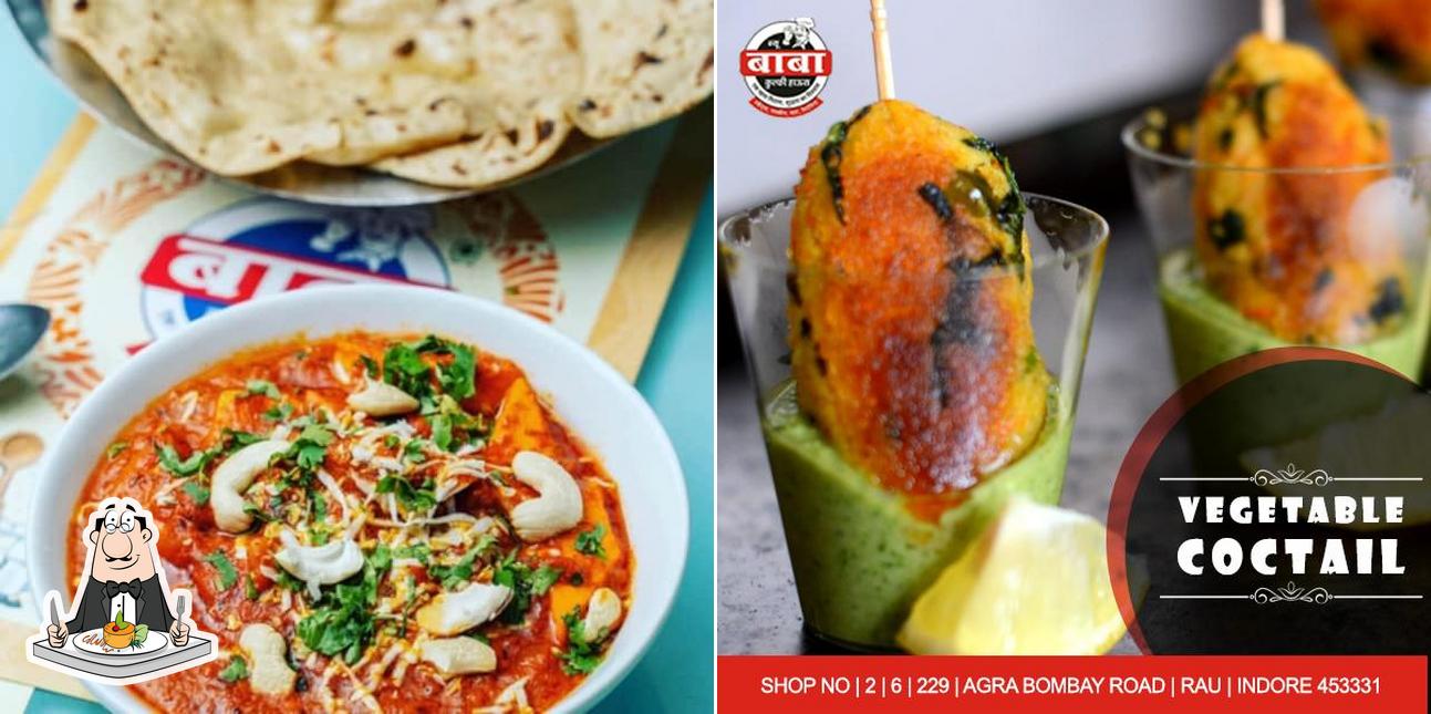 Food at Baba Kulfi House