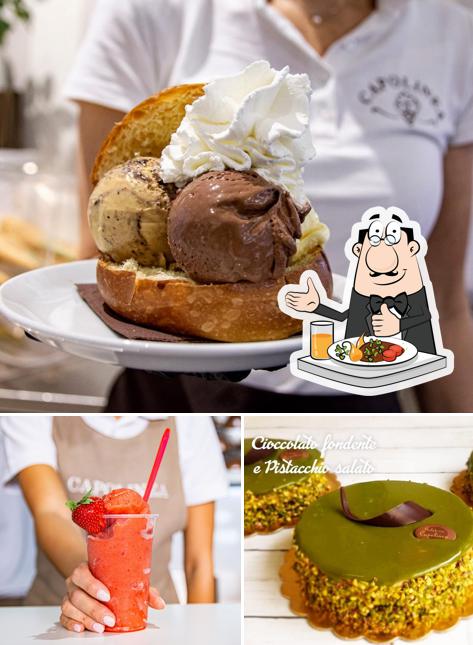 Questa è la immagine che raffigura la cibo e interni di Gelateria CAPOLINEA