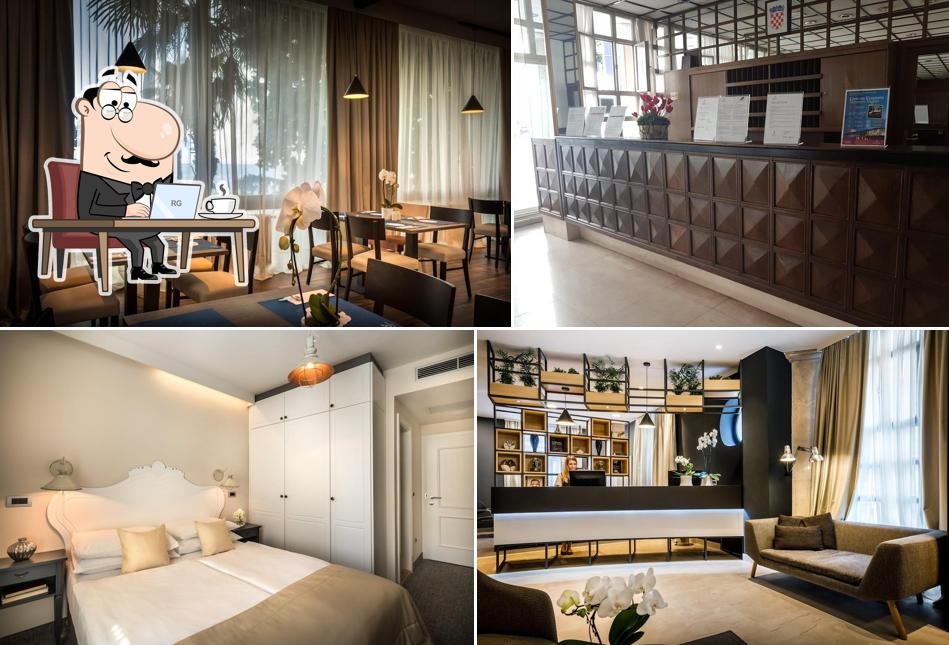 Gli interni di Hotel Lungomare Opatija